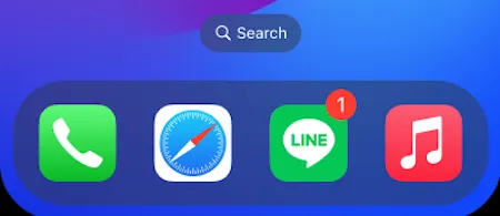 スマホのホーム画面